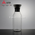 ATO résistant à la chaleur Borosilicate à eau Pichet en verre de carafe